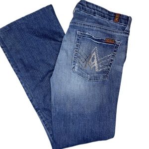 7 For All Mankind ‘A’ Pocket Boot Cut Jeans SZ 32